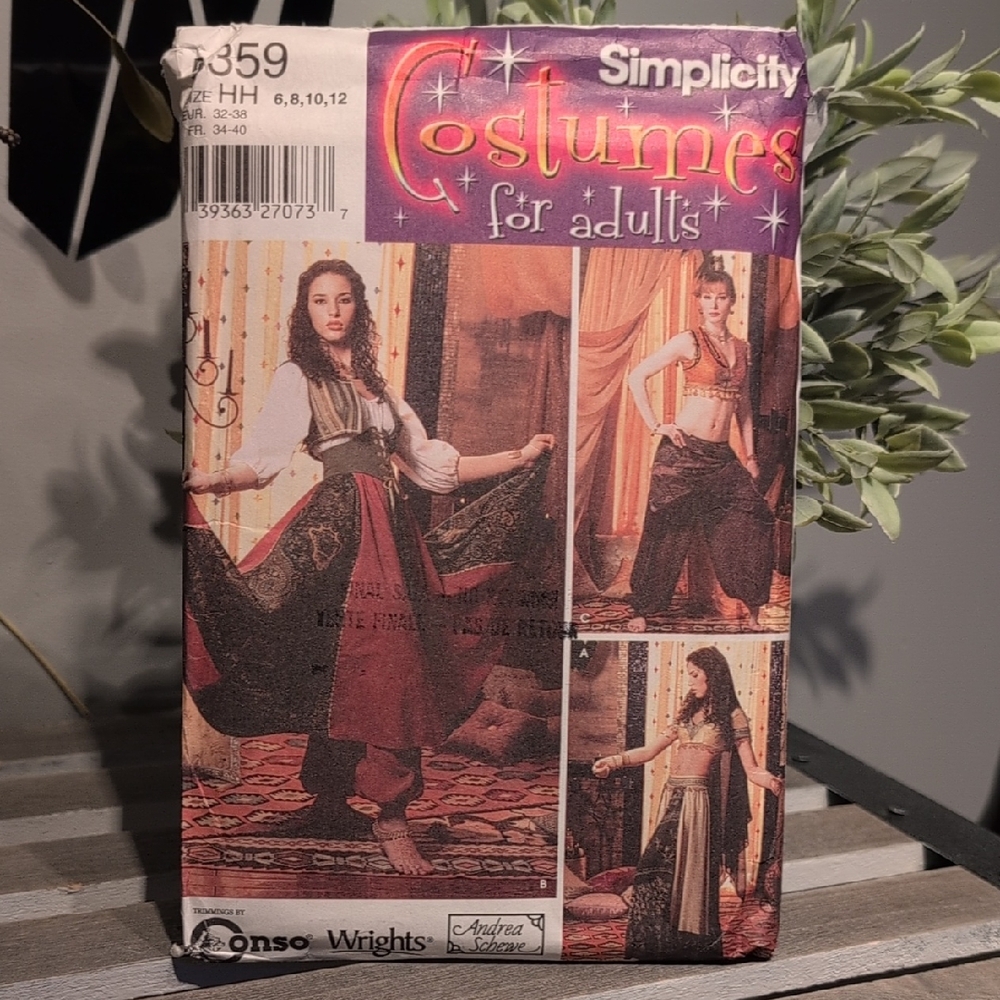 Simplicity sewing patterns for adult costumes - elegant designs